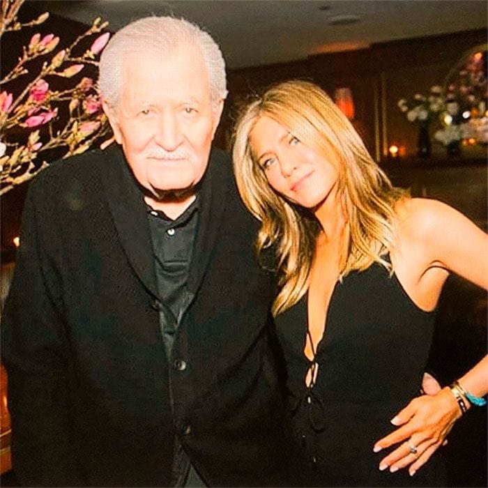 Jennifer Aniston con su padre, John Aniston