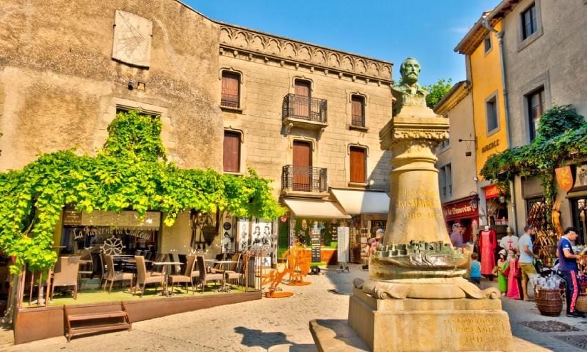 Centro histórico de la localidad de Carcassonne, Francia