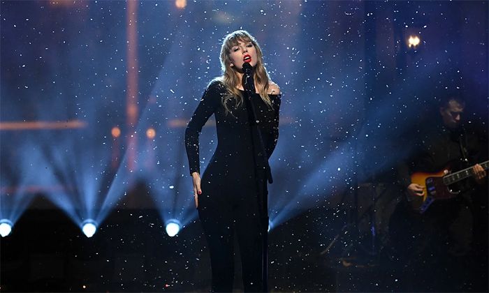 Taylor Swift en su gira de conciertos