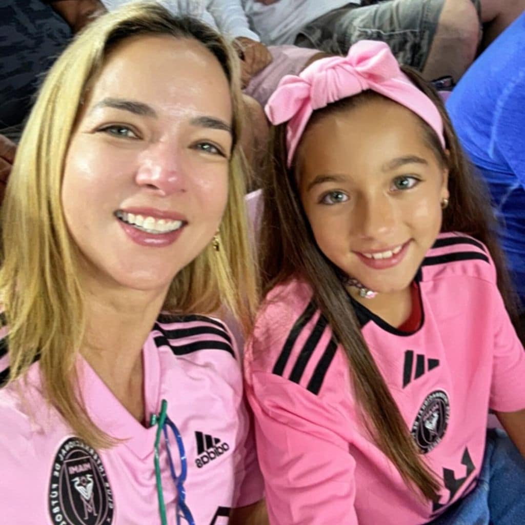 Adamari López y su hija Alaïa