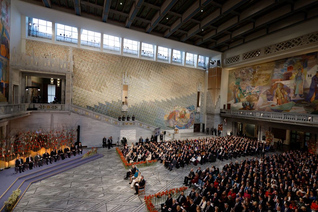 Entrega del Nobel de la Paz