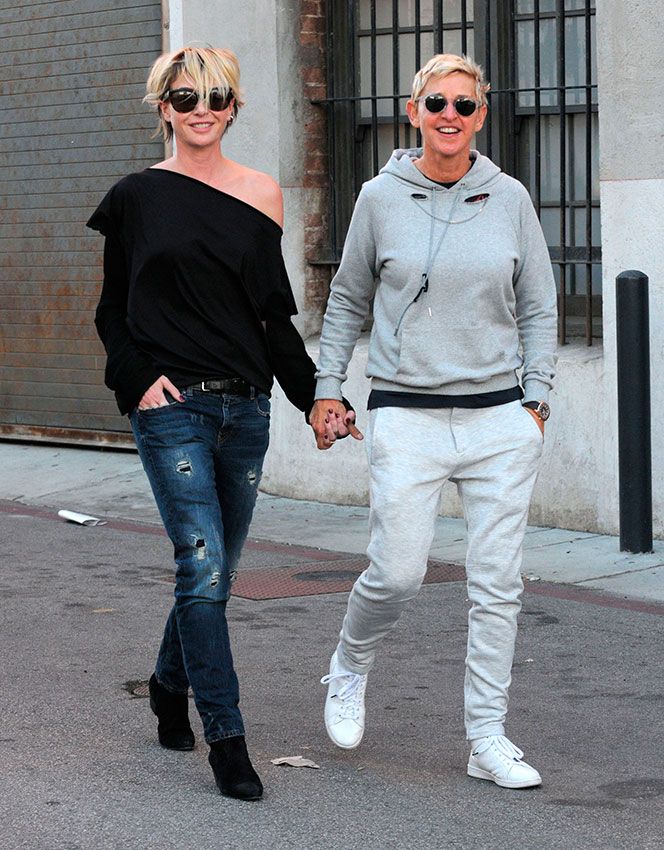 Portia de Rossi y Ellen DeGeneres