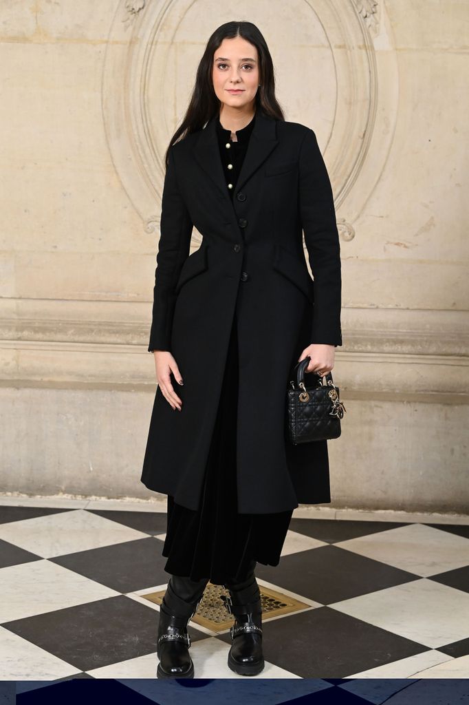 Victoria de Marichalar en el desfile de Dior