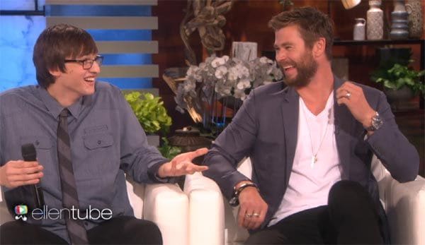 El joven Tristin Budzyn-Baker se ha convertido en el héroe particular del actor, al devolverle su cartera. El australiano compartió esta anécdota durante el programa de Ellen DeGeneres
