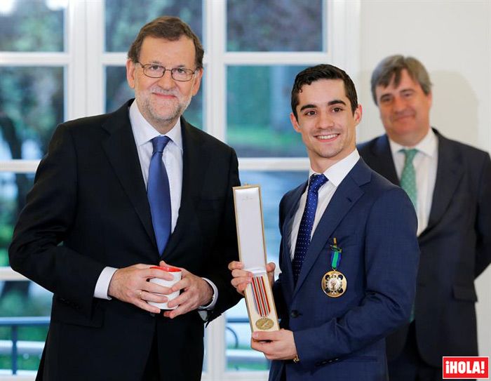 El presidente del Gobierno en funciones Mariano Rajoy aseguró que con este acto no se reconoce sólo a un campeonato del mundo, sino el tesón, el trabajo, el esfuerzo y el sacrificio. "Ha trabajado mucho y sigue haciéndolo", dijo
