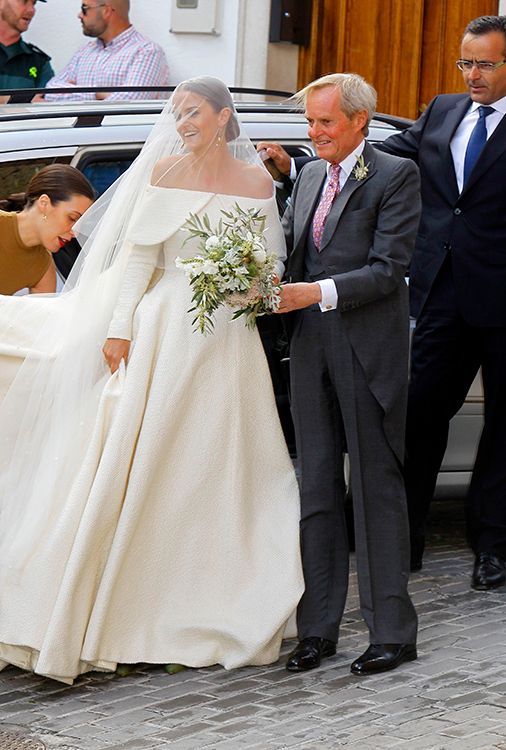 Charlotte Wellesley en su boda