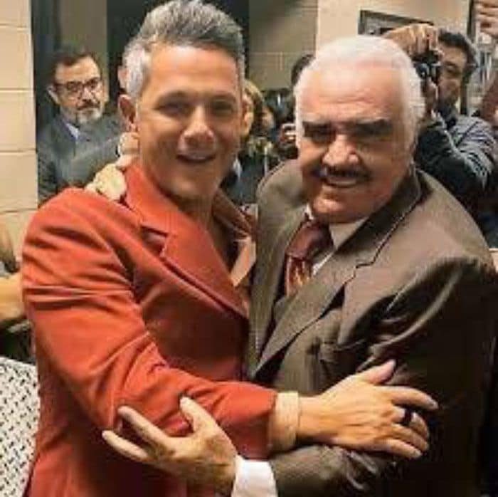 Alejandro Sanz y Vicente Fernández