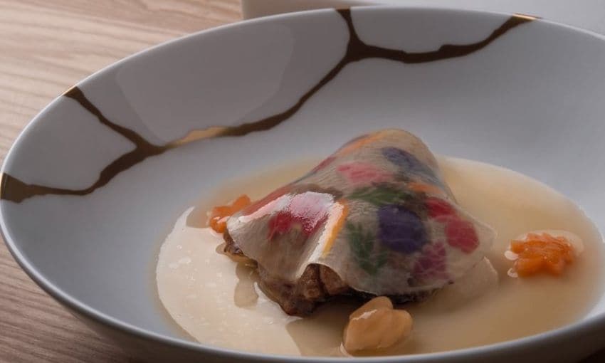 El asturiano Marcos Granda, un enamorado de Japón, repite estrella Michelin (también ha recibido otra por Ayalga) en su restaurante Nintai de Marbella.