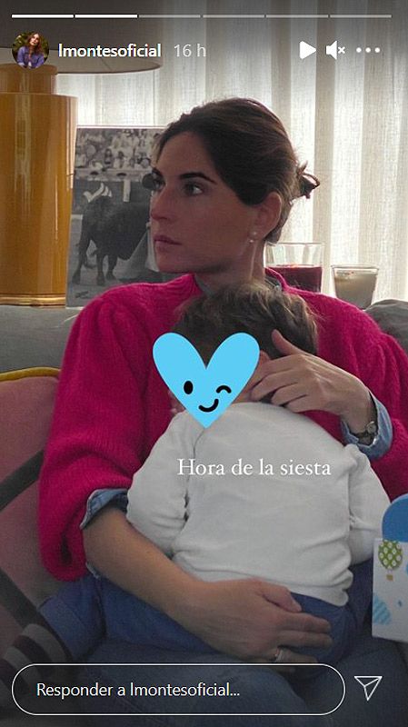 Lourdes Montes y su hijo Curro 