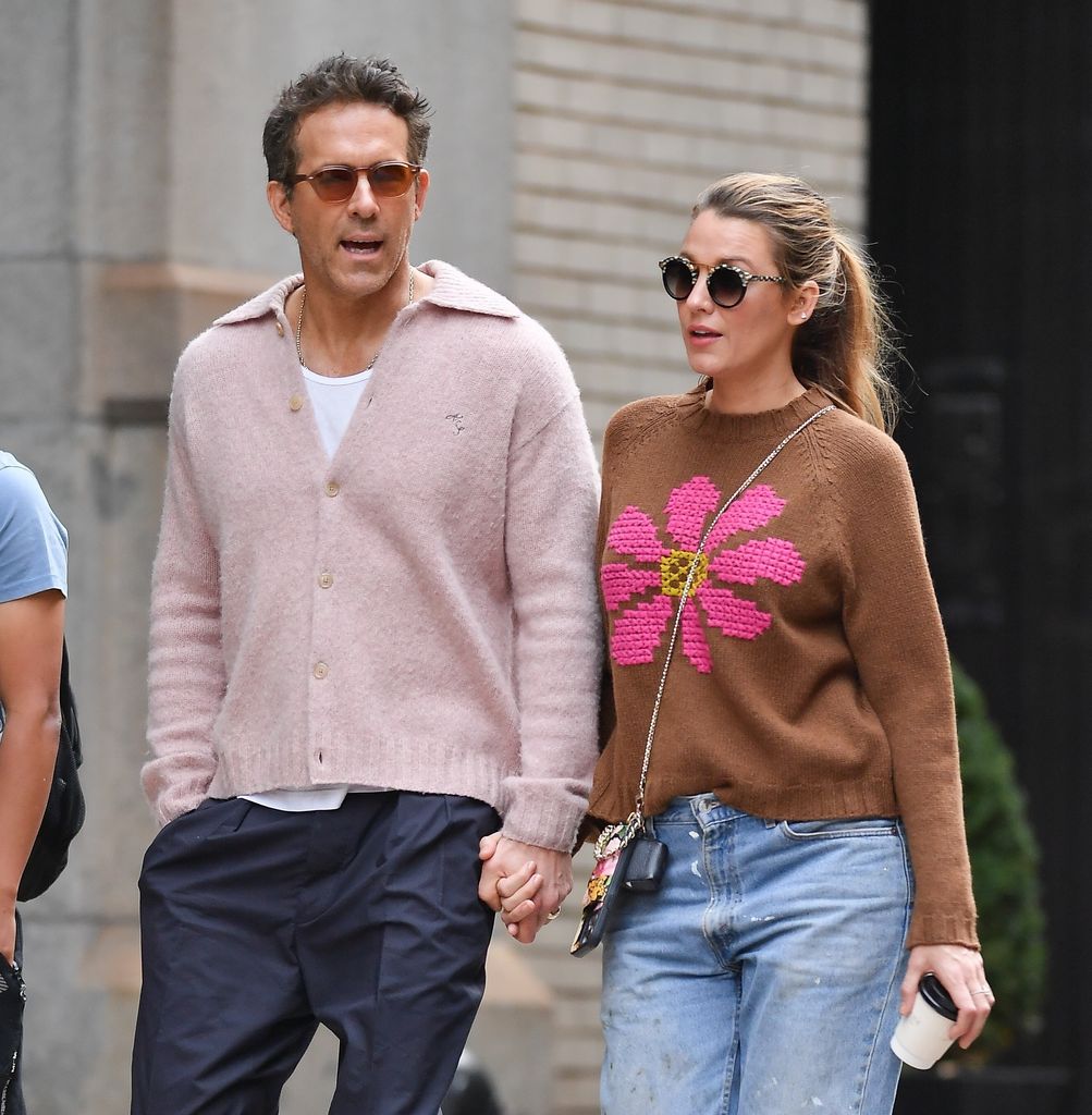 Actors Blake Lively and Ryan Reynolds in New York City