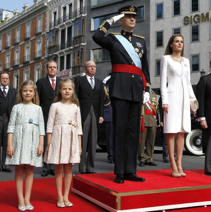 Reina Letizia inestidura rey Felipe