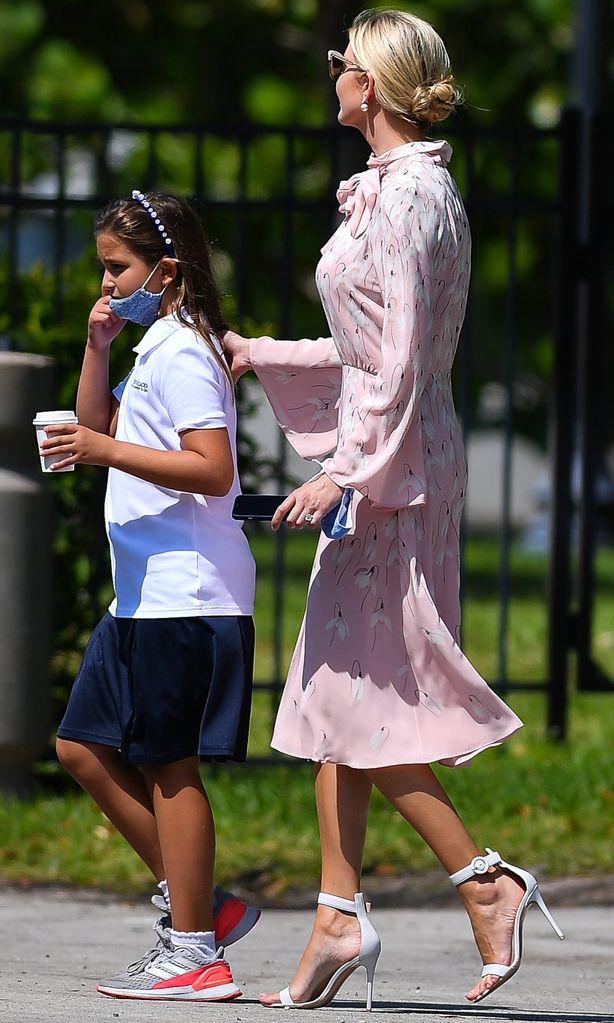 Ivanka Trump, su hija y Jared Kushner