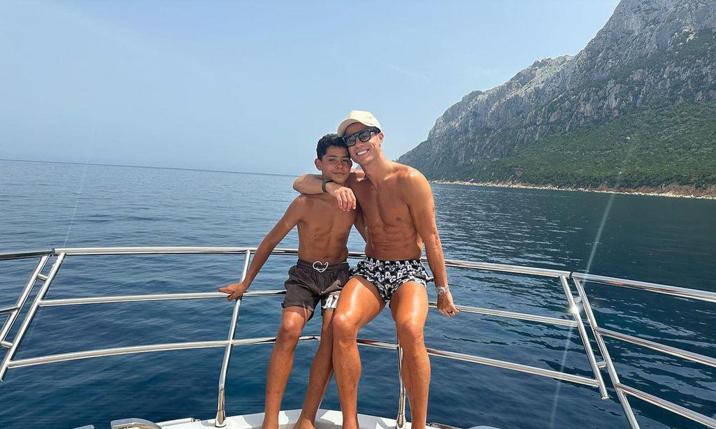 cristiano ronaldo con junior