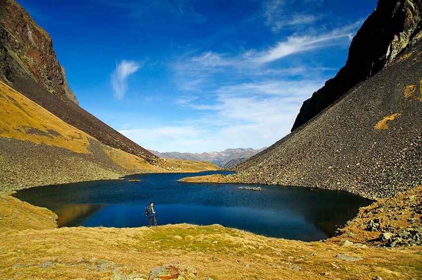 En la orilla del lago del Toro lleida