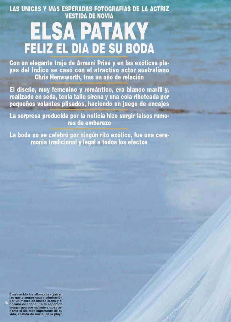 Elsa pataky boda HOLA3467