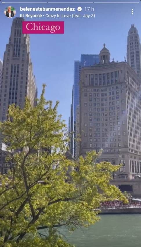 Unos edificios de Chicago donde se encuentra Belén Esteban