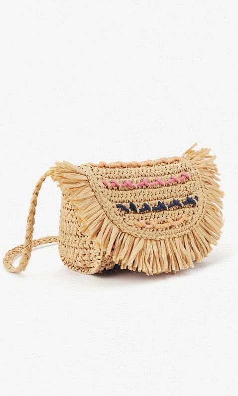 tendencias verano raffia crossbody bag de zara