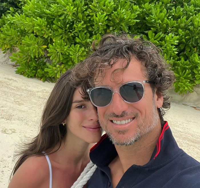 Sandra Gago y Feliciano López en el paraíso