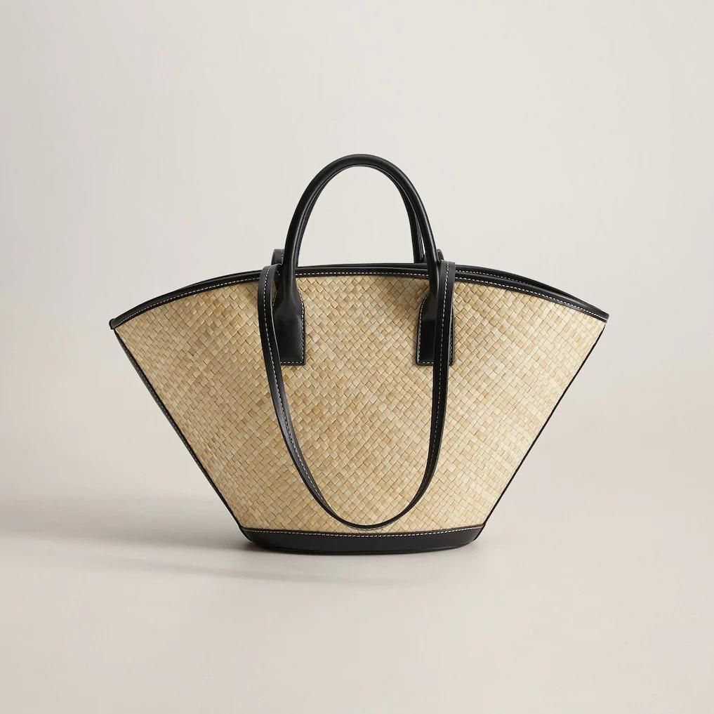 13 bolsos de rafia coconut palm leaf basket de mango