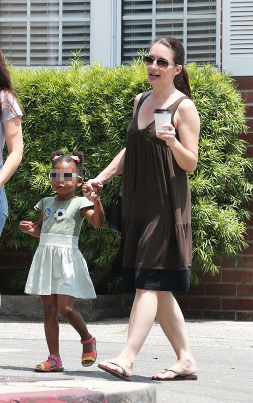 Kristin Davis con su hija Gemma Rose