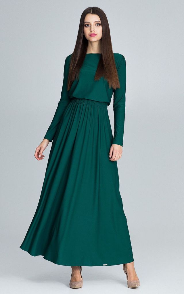 silkfred green maxi dress kate middleton vestidos teal