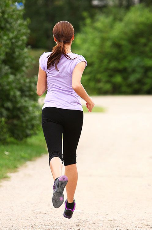 mujer corriendo