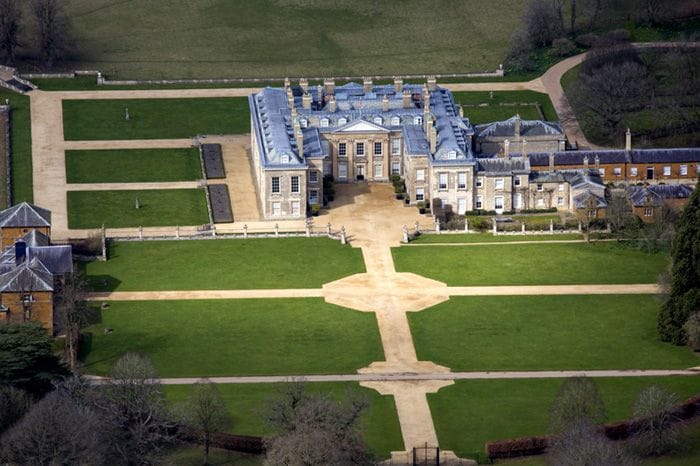 Vista aérea de Althorp House