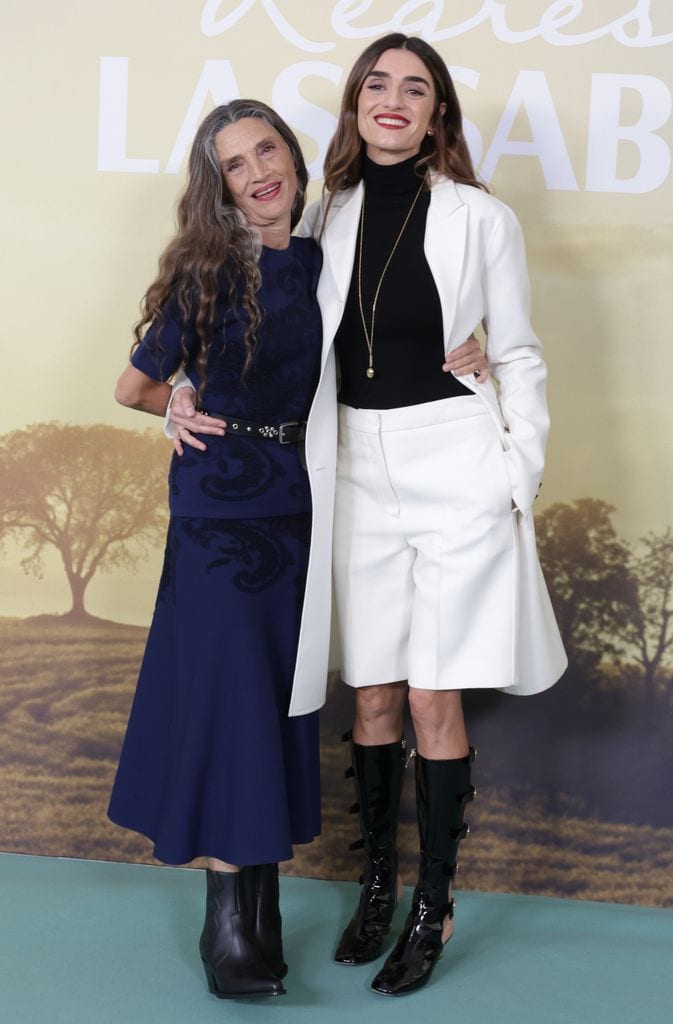 Ángela Molina and her daughter Olivia Molina at the presentation of 'Regreso a las Sabinas' in Madrid