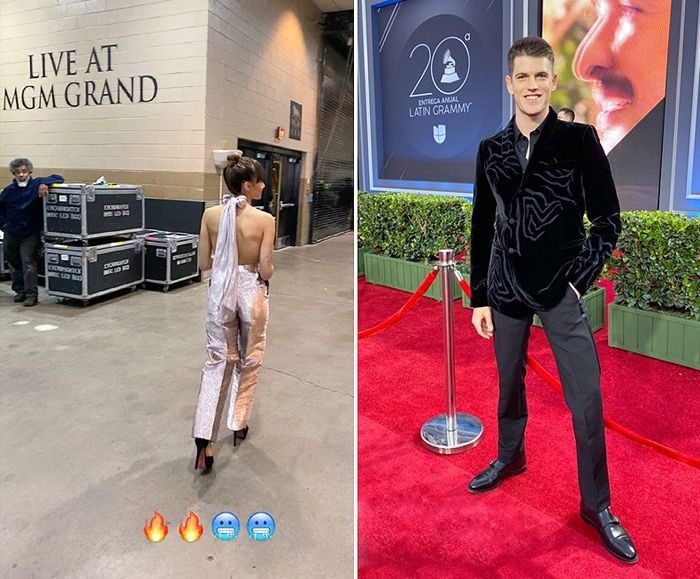 Aitana vive una noche mágica en los Grammy Latinos acompañada de Miguel Bernardeau