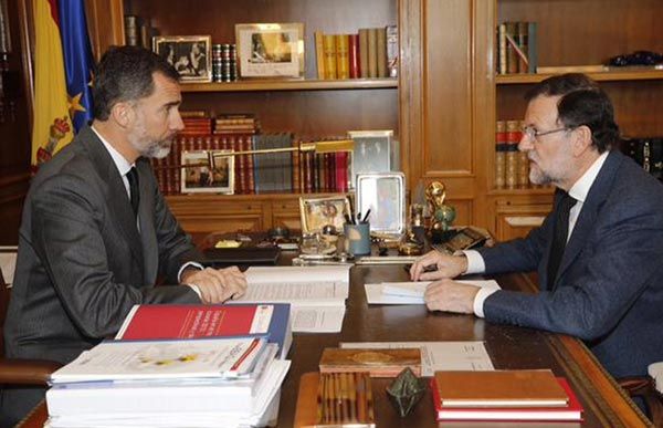 La reunión se ha celebrado en Zarzuela y ha comenzado en torno a la una del mediodía. Imagen de la Casa Real
