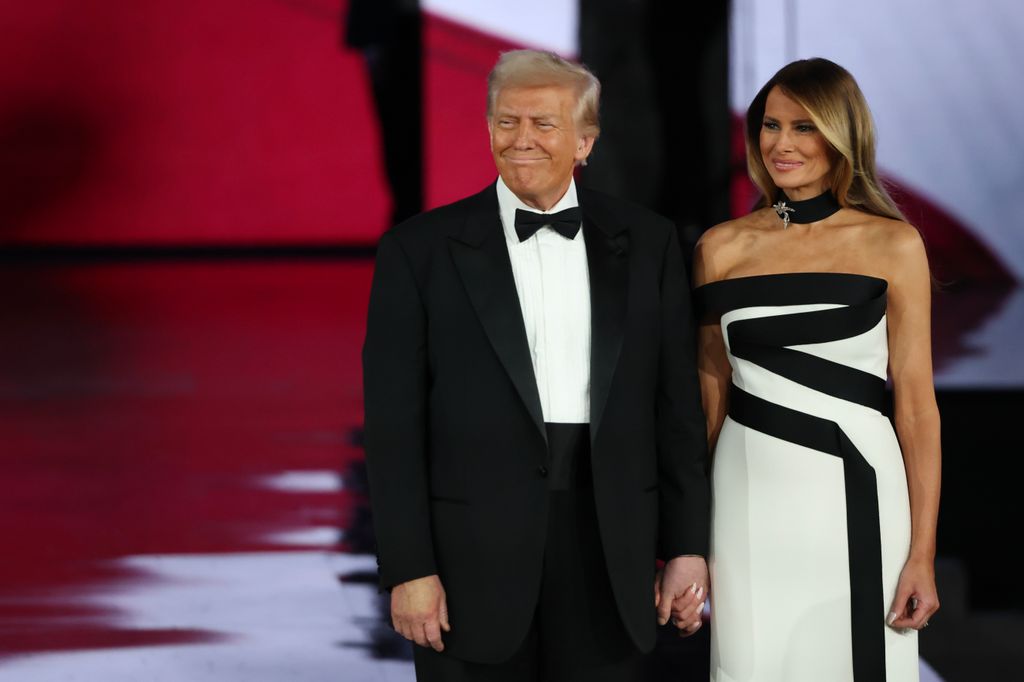 El empresario y político Donald Trump y su esposa Melania, el día de la inauguración de su segundo cuatrienio como la pareja presidencial de Estados Unidos