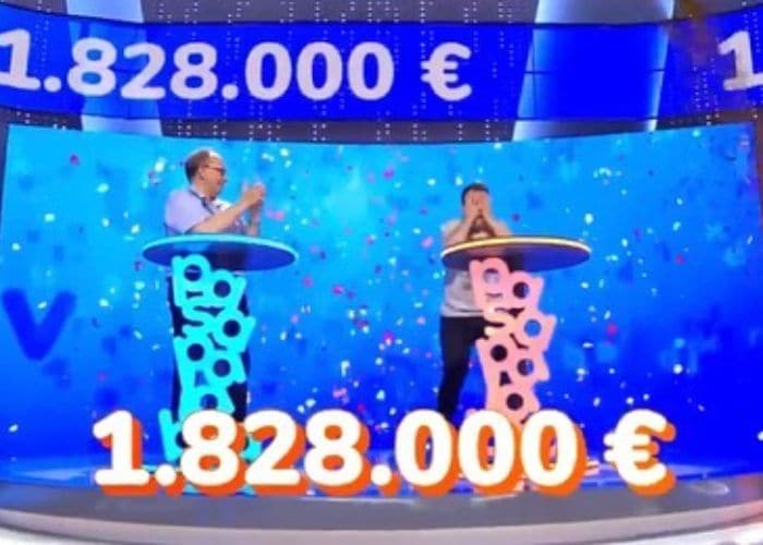 Pablo Díaz durante su último programa, en el que ganó el bote del concurso