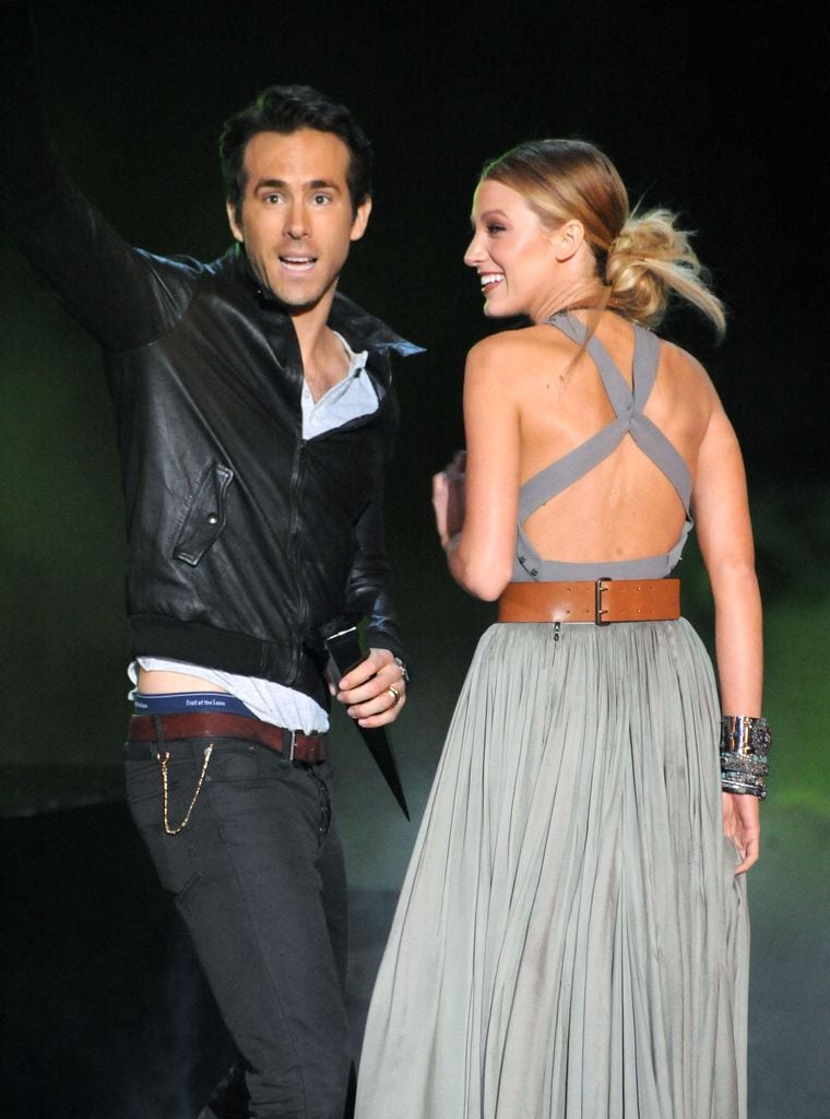 Ryan Reynolds y Blake Lively en The Greek Theatre