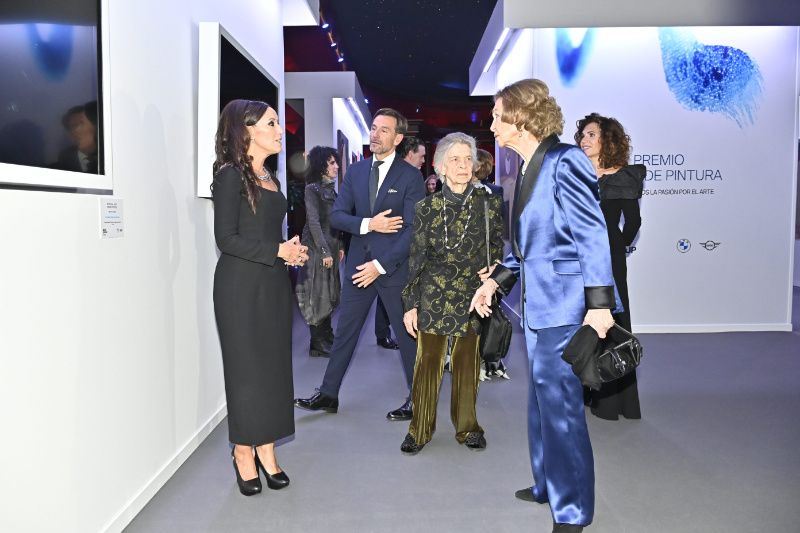 La reina Sofía e Irene de Grecia presiden los premios BMW de pintura