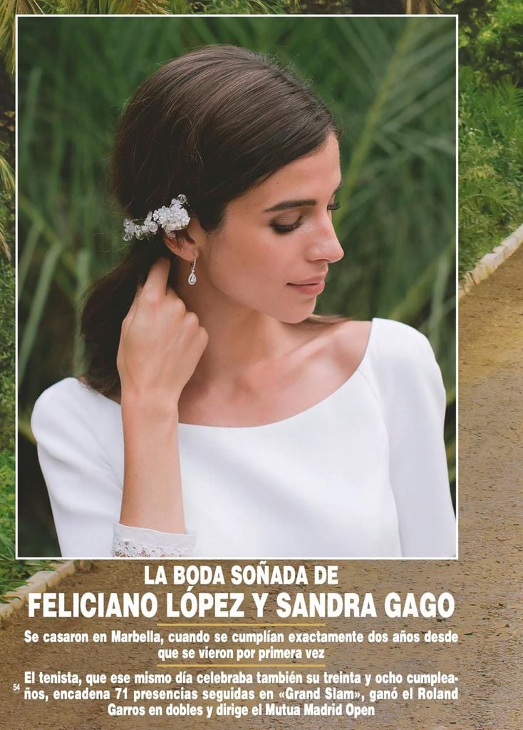 Boda Feliciano López y Sandra Gago