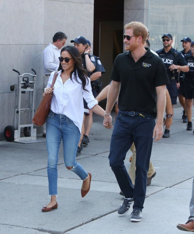 Meghan Markle y el príncipe Harry 