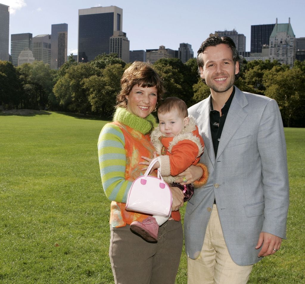 Marta Luisa de Noruega y Ari Behn y su hija Maud Angelica