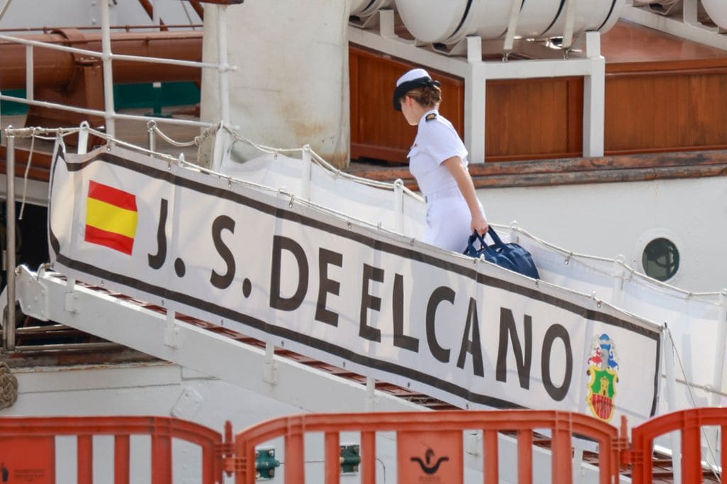 Princesa Leonor en Tenerife en Elcano