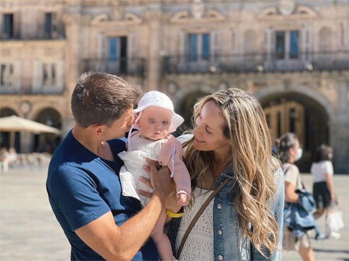 Marta Fernández y su hija Alba