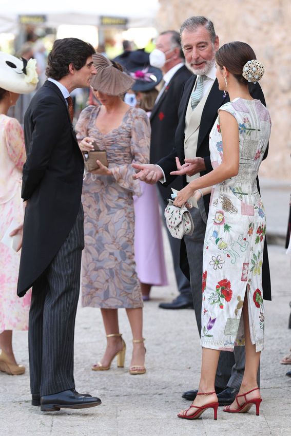 Sofía Palazuelo en la boda del duque de Noto