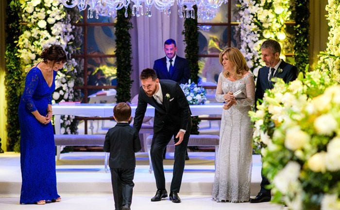 Thiago, el otro gran protagonista de la boda Leo Messi y Antonela Roccuzzo