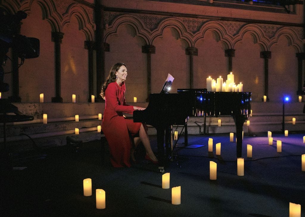 Concierto de Villancicos de Navidad de Kate Middleton en la Abadía de Westminister en diciembre de 2021