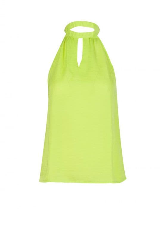 top cuello halter neon