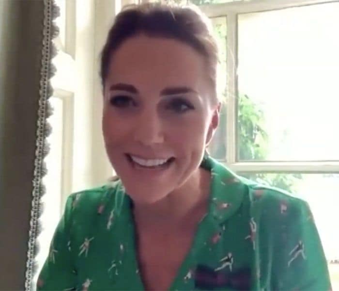 Kate Middleton con vestido verde