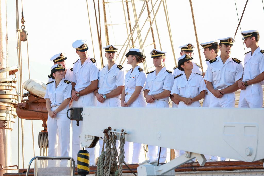 LA PRINCESA LEONOR LLEGA A TENERIFE A BORDO DEL BUQUE ELCANO