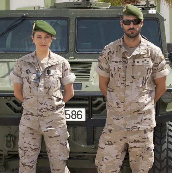 Blanca Suárez y Hugo Silva rodaron una historia sobre militares de élite en la serie Los nuestros, que aún no tiene fecha de emisión 