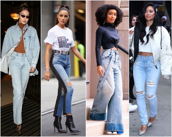 Gigi Hadid, Olivia Culpo, Yara Shahidi y Nicole Scherzinger con atuendos en denim