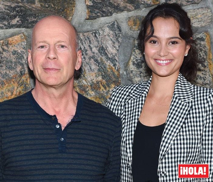 Bruce Willis con su mujer