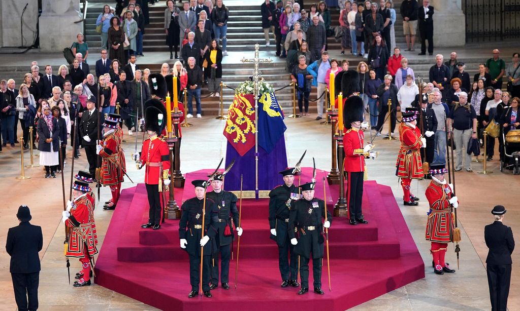 Lying-in-State Of Her Majesty Queen Elizabeth II At Westminster Hall