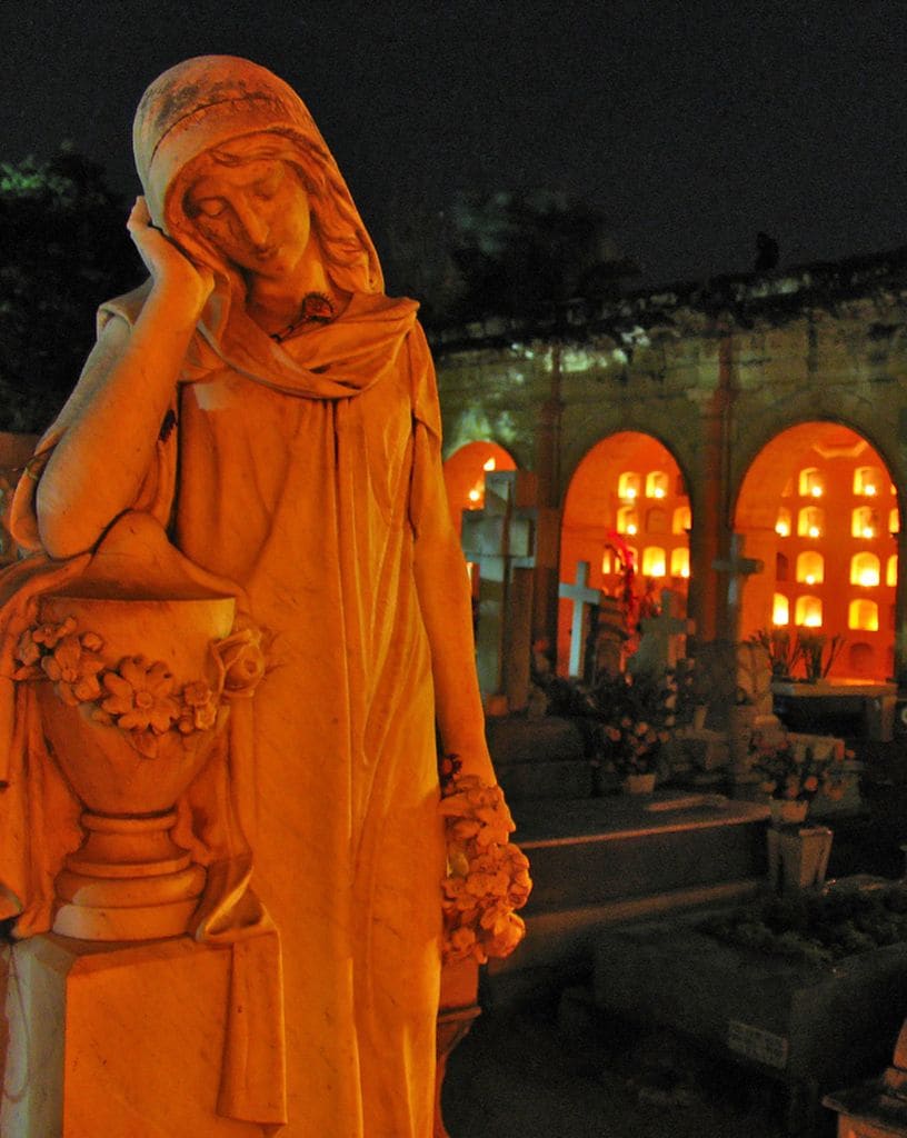 Cementerio en Oaxaca, México